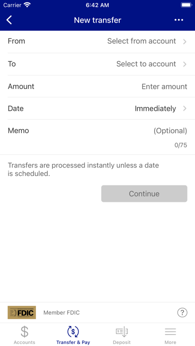 Falls City National Bank Screenshot