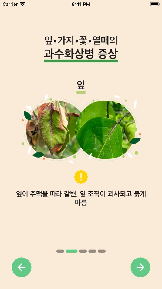 #2. 과수 화상병 전문가 상담 (iOS) 由: Hoon Cho