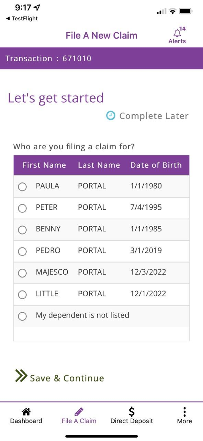 My Aetna Supplemental