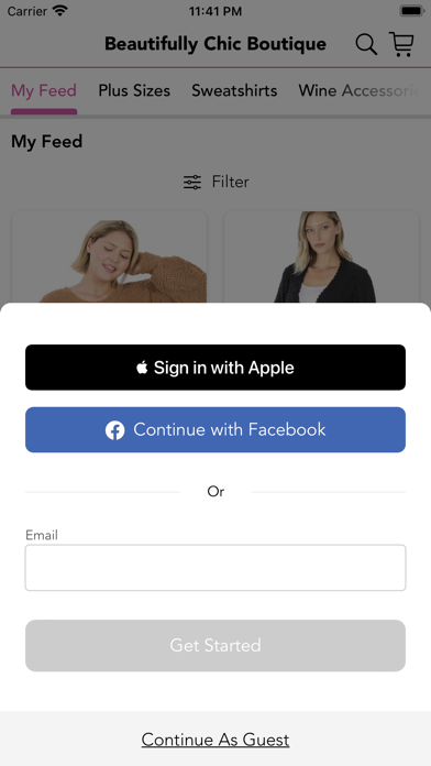 Beautifully Chic Boutique Screenshot