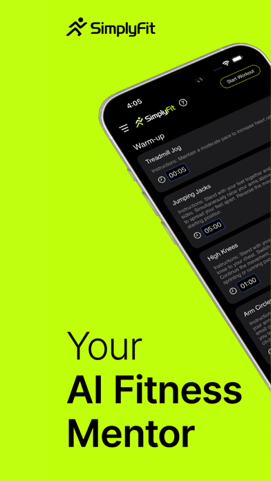 SimplyFit: Your Fitness Mentor Screenshot