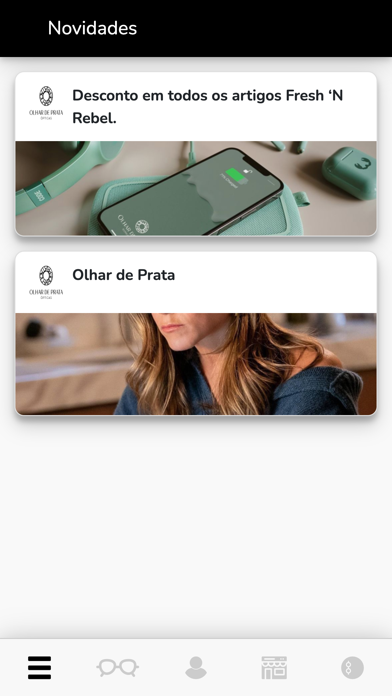 Olhar de Prata Ópticas Screenshot