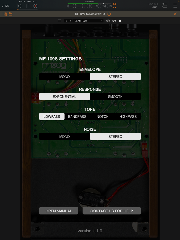Screenshot #6 pour MF-109S Saturator