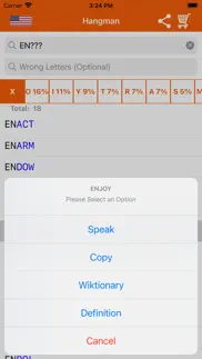 hangman solver: hint, cheat iphone screenshot 3