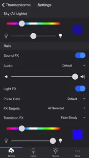 thunderstorm for hue iphone screenshot 2