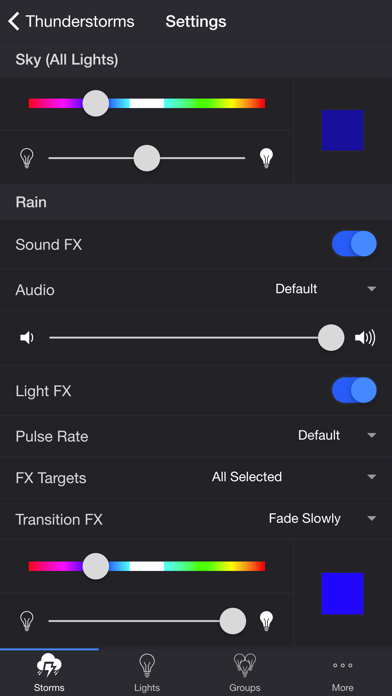 Thunderstorm for Hue Screenshot