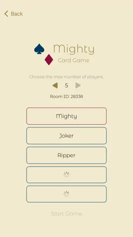 Game screenshot Mighty Card Game mod apk