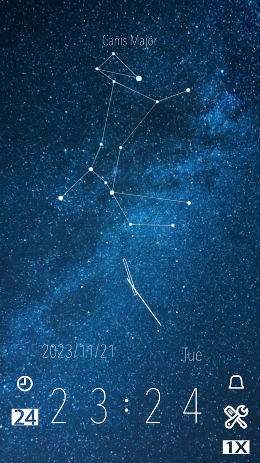 #3. Starlight Clock (iOS) By: Mihoko Araki
