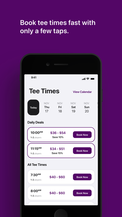 Augusta Ranch Golf Tee Times Screenshot
