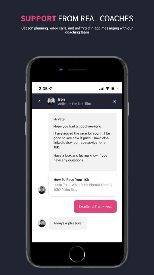 #2. Coached (iOS) By: Coached