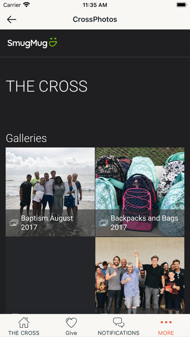 THE CROSS CHURCH Screenshot