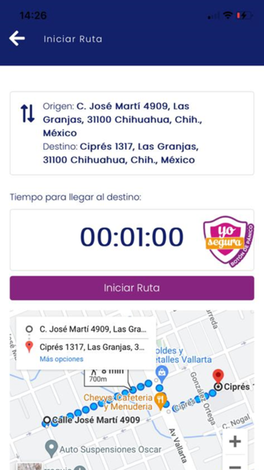 #6. Yo Segura (iOS) Podle: Municipio de Chihuahua