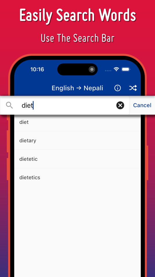 #3. English To Nepali Dictionary (iOS) Podle: Bibhu Man Rajbhandari