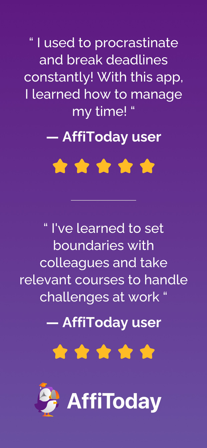 AffiToday Self-Coaching App