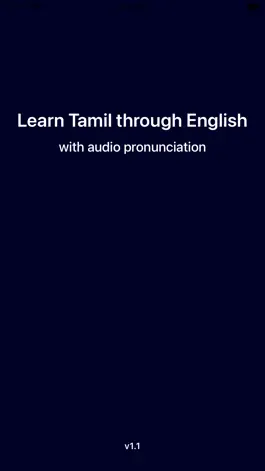 Game screenshot Learn Tamil through English mod apk