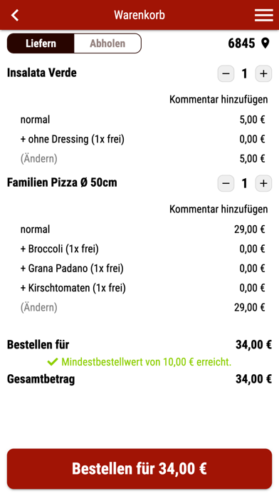 Zero91 Pizzeria Burgeria Screenshot
