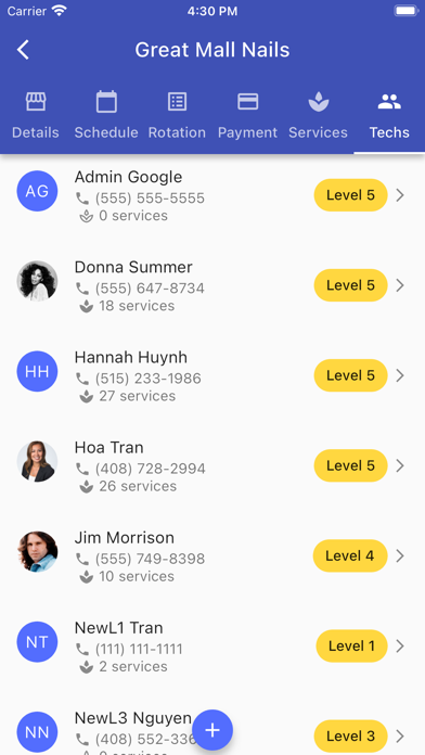 SalonXpress Screenshot