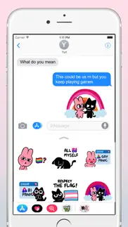 bunny & cat are girlfriends iphone screenshot 2