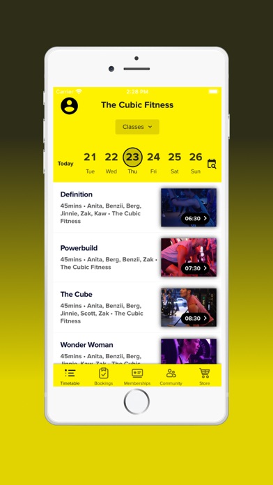 Cubic Fitness Screenshot