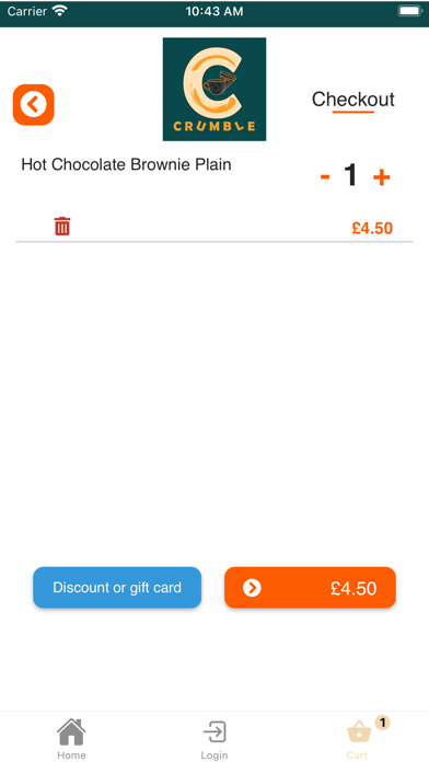 Crumble Coffee & Desserts Screenshot