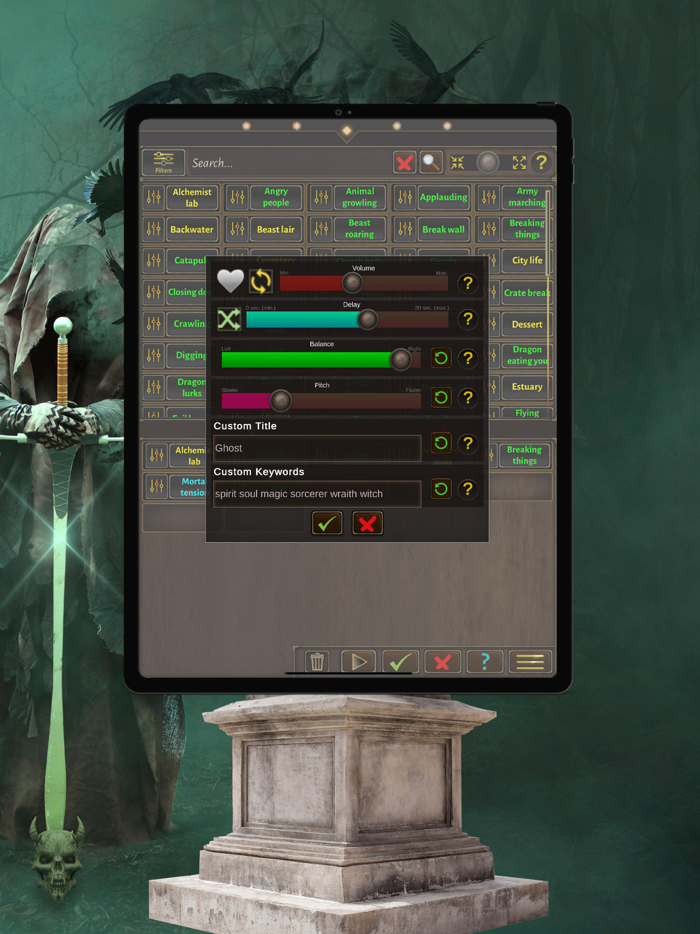 RPG Master Sounds Mixer