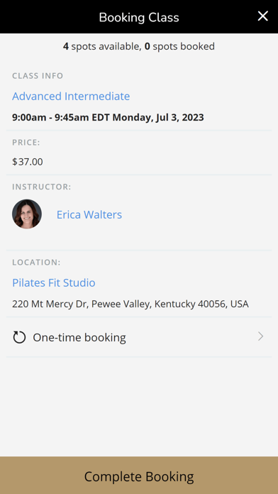 Pilates Fit Studio - KY Screenshot