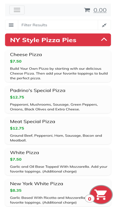 Padrino's Pizza - Dale City Screenshot