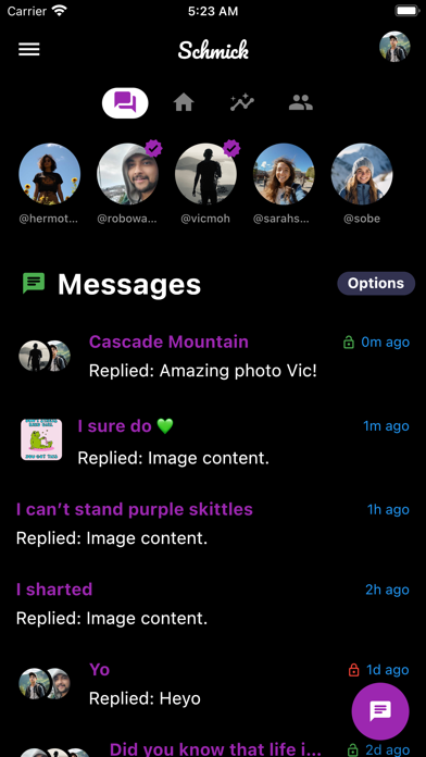 Schmick: Chat, Friends, Social Screenshot