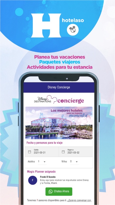 Disney Concierge - Hotelaso Screenshot