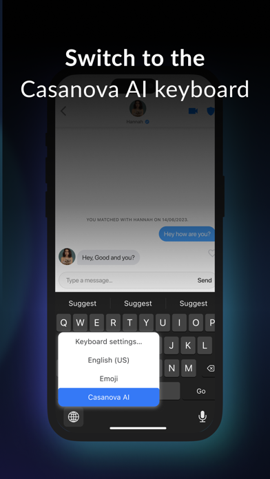 Casanova Rizz AI Screenshot