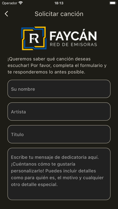 Radio Faycán Screenshot