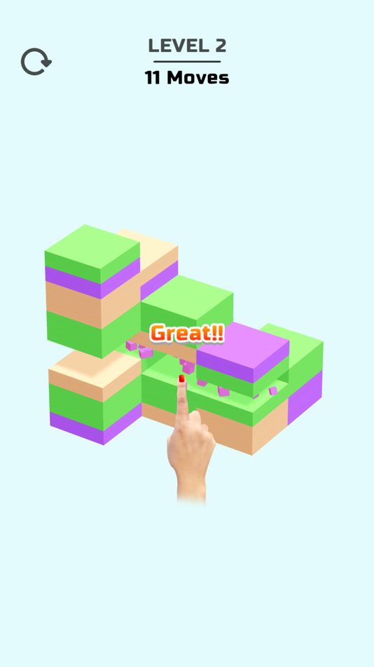 #3. Stack Blast : Puzzle (iOS) Podle: 4s-games