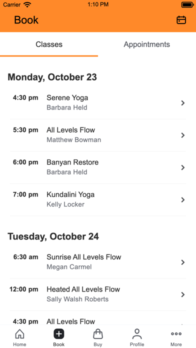Danja Yoga and Wellness Screenshot