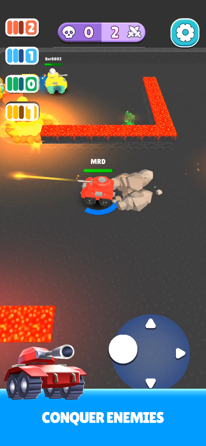 Mini Tank Blitz PvP Battle