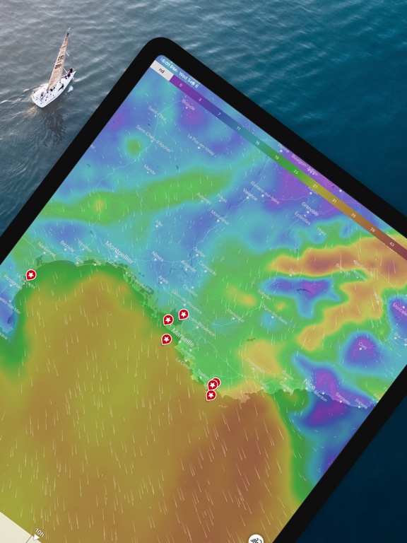 Screenshot #5 pour Windfinder Pro: vent & météo