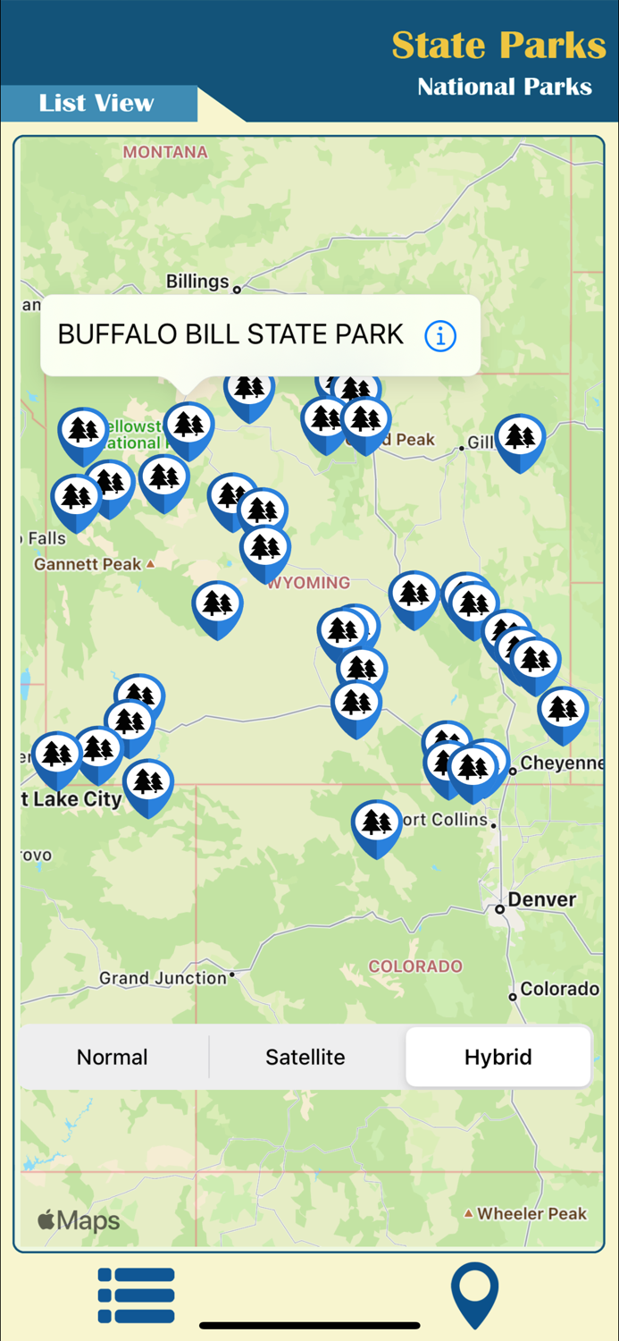 Wyoming - State Park Guide