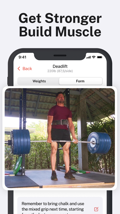 StrongLifts Weight Lifting Log Screenshot