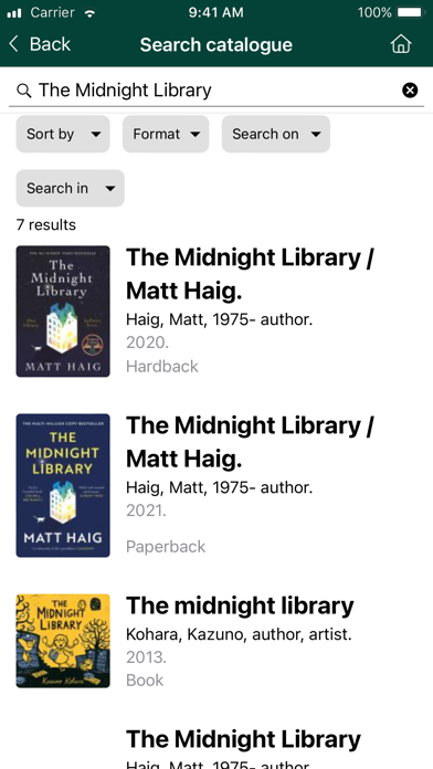 Oxfordshire Libraries Screenshot