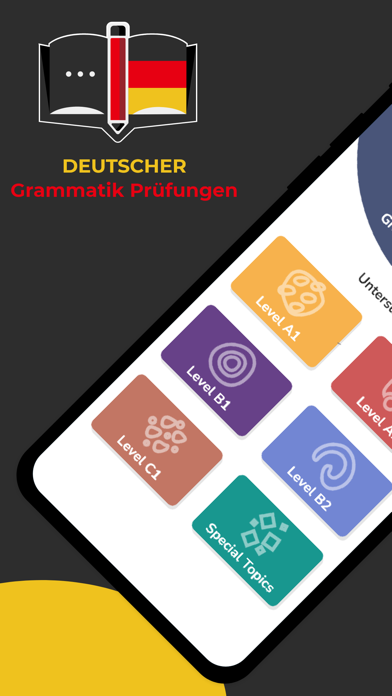 Deutsch-Grammatik Prüfungen Screenshot