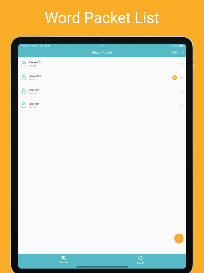 Translate Words Save and Learn