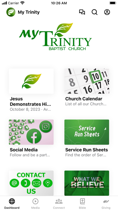 Trinity Baptist Hammond Screenshot