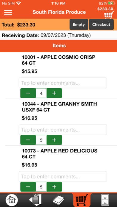 South Florida Produce Screenshot