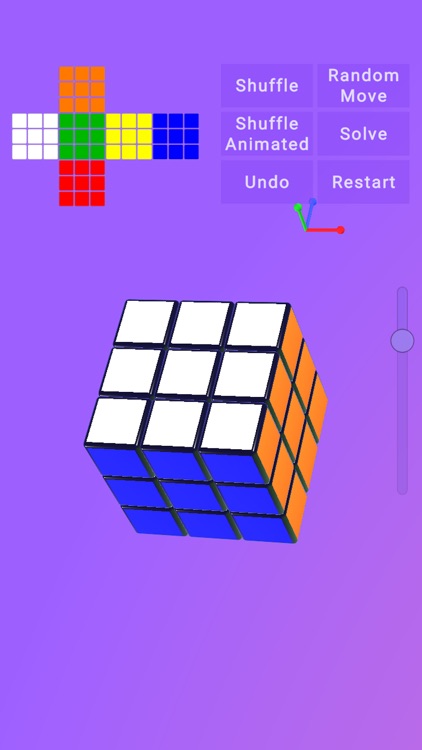 Magic Cube Puzzle Simulator