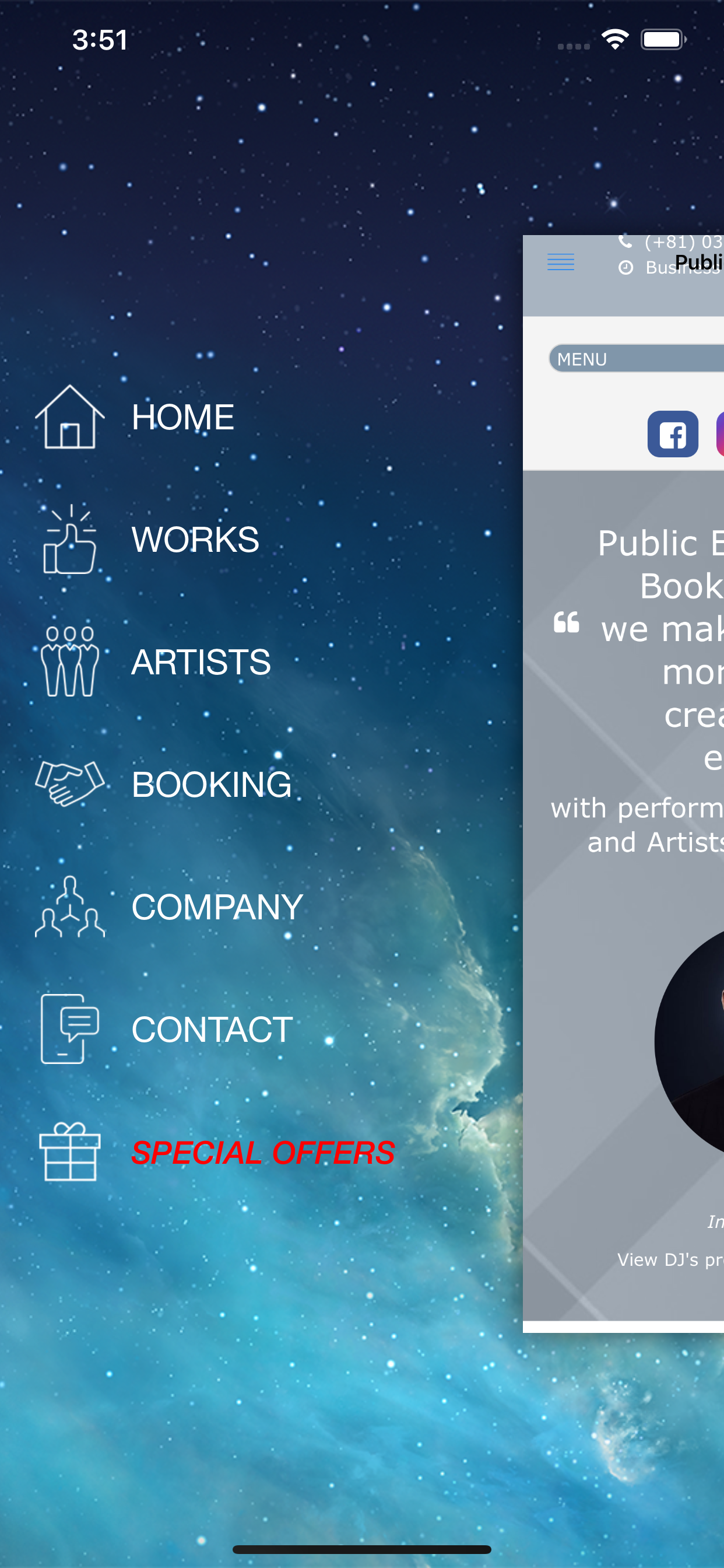 Booking Artist