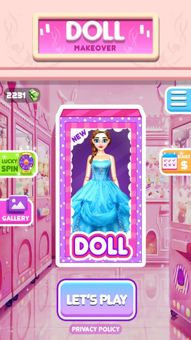Doll Makeover DIY Dress Up 3D Screenshot