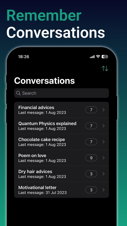 #7. Viva AI - Chatbot AI Assistant (iOS) 由: Amaury WEI