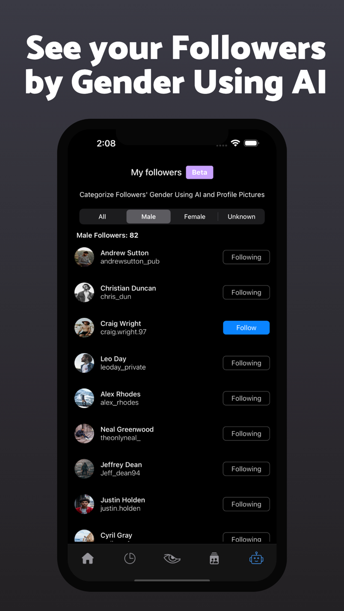 Report King - Follower Tracker