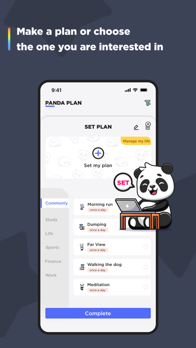 Panda Reminder Screenshot
