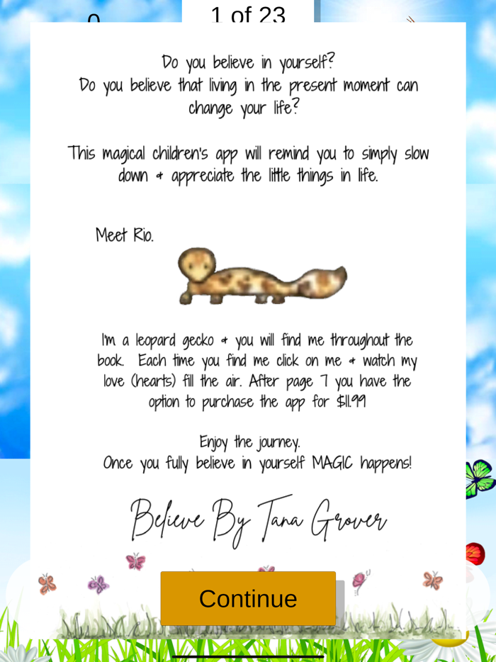 Believe by Tana Grover