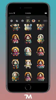 wooly dolls stickers iphone screenshot 3